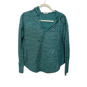 Roxy Heather Green Hooded Sweater